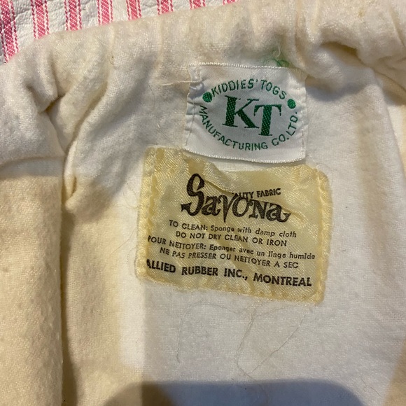 Vintage 60’s Canadian made Kiddie Togs Coat and Hat set - Picture 3 of 3